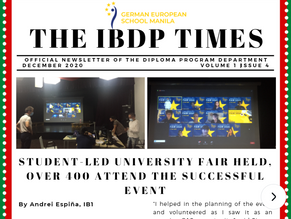 The IBDP Times (Vol. 1, Issue 4)