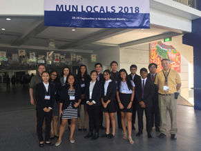 GESM’s Model United Nations Group
Participates in LOCAL 2018