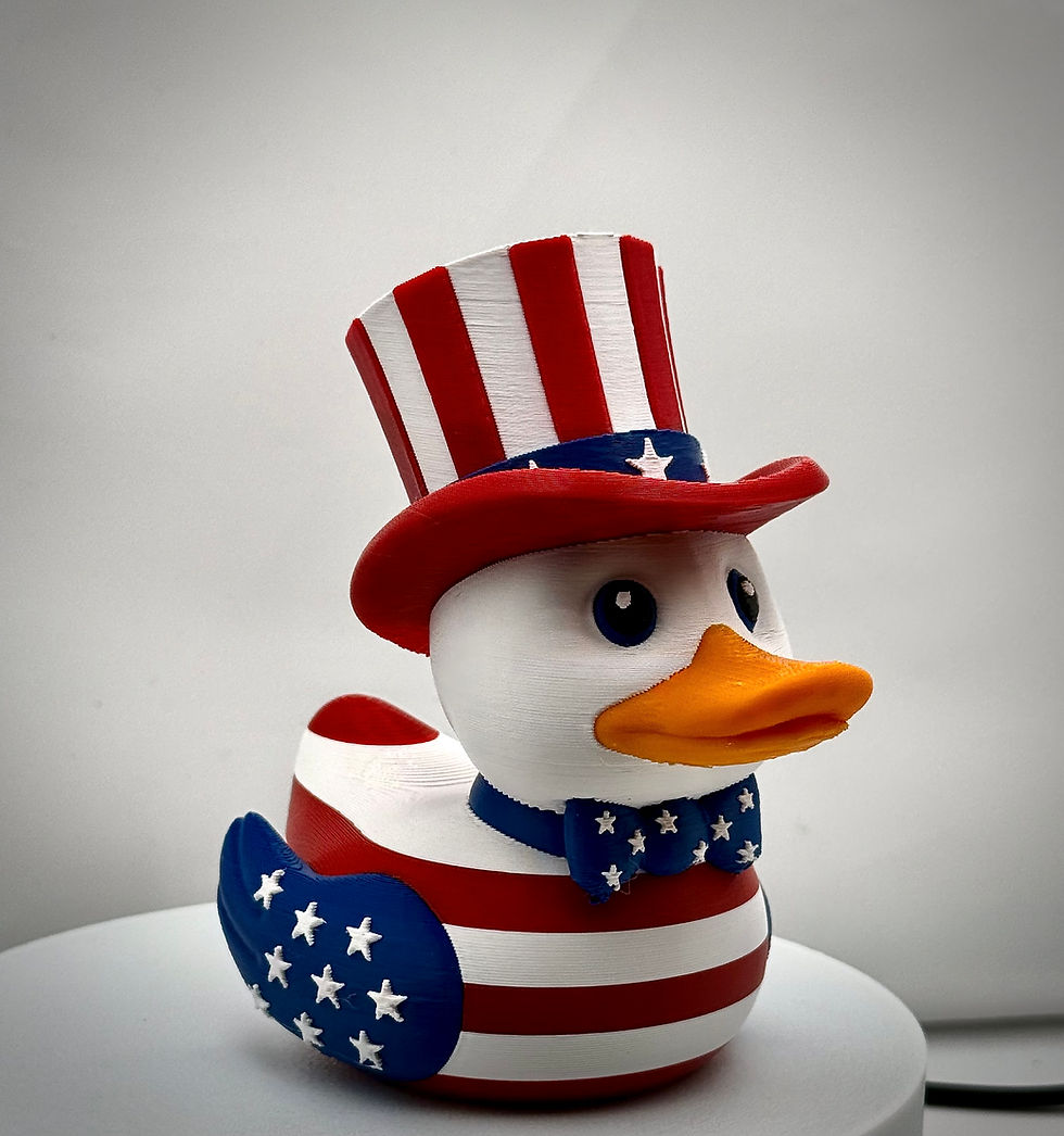 Thumbnail: Uncle Sam Off Road Duck – 3D Printed Patriotic Duck | Cruise Ducking Gift