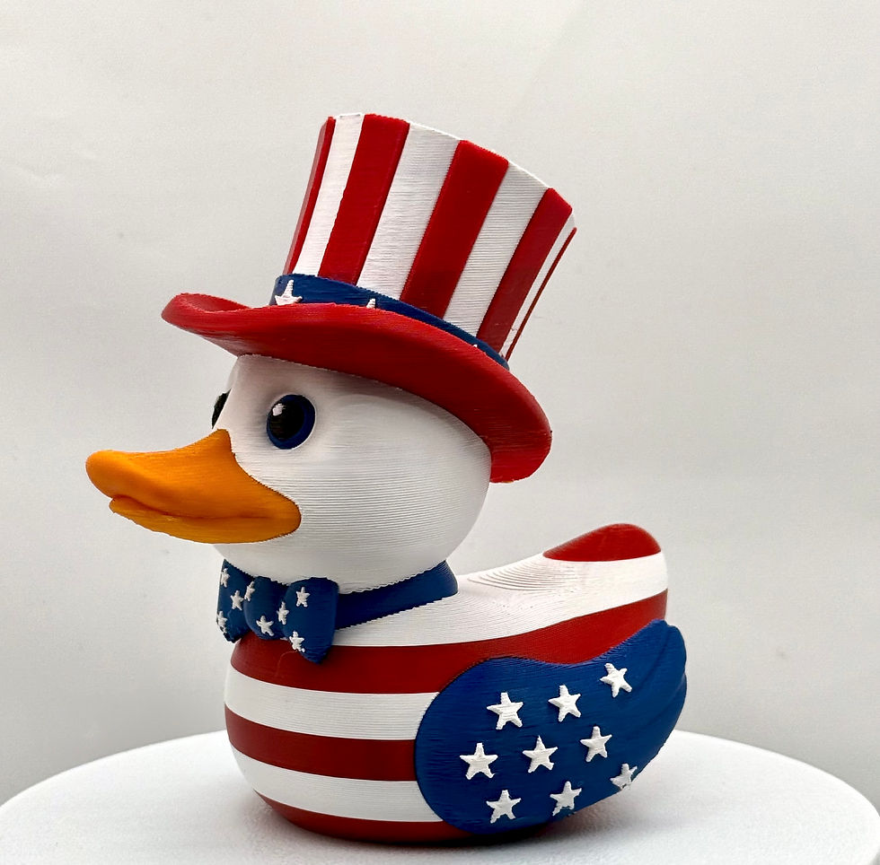 Thumbnail: Uncle Sam Off Road Duck – 3D Printed Patriotic Duck | Cruise Ducking Gift