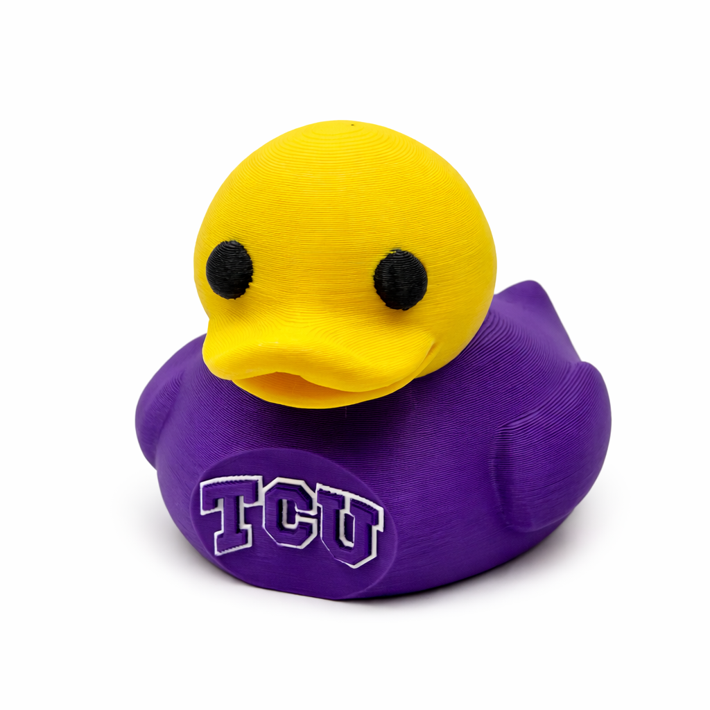 TCU Off Road Duck โ 3D Printed College Duck | Cruise Ducking Gift