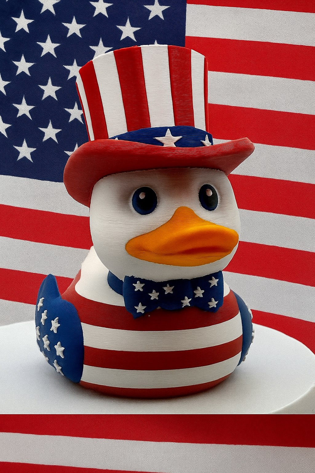 Uncle Sam Off Road Duck – 3D Printed Patriotic Duck | Cruise Ducking Gift