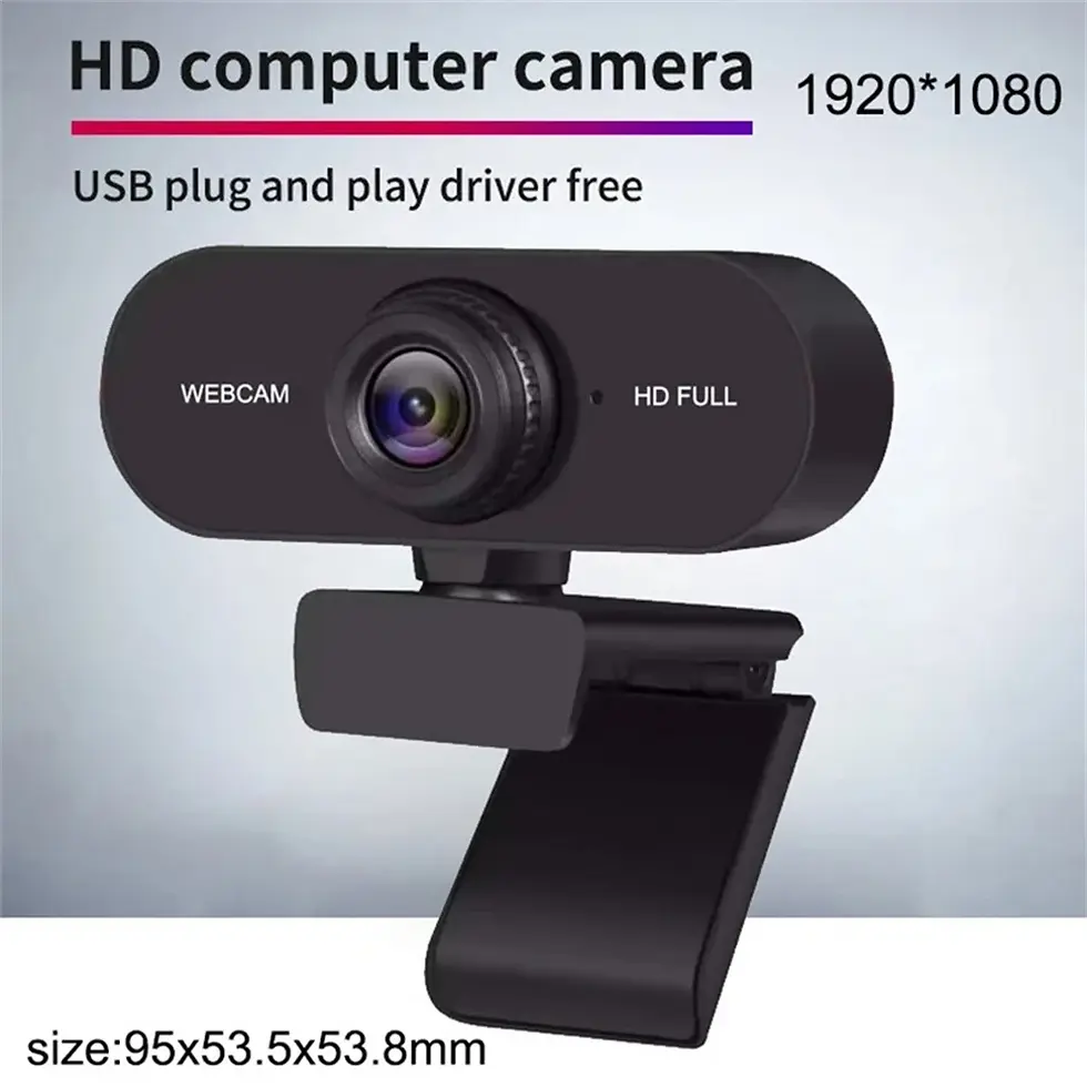 Thumbnail: 2K 1080P 720P 480P HD Webcam For Desktop Laptop Computer Mini USB Web Camera Wit
