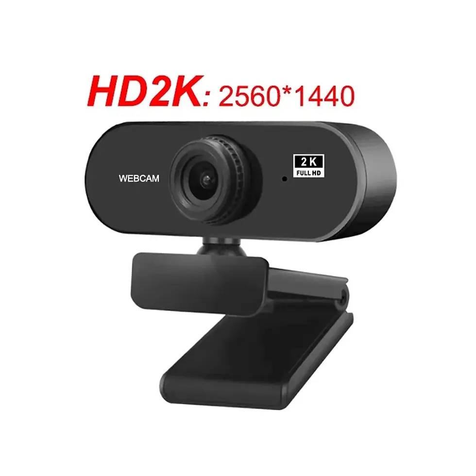 Thumbnail: 2K 1080P 720P 480P HD Webcam For Desktop Laptop Computer Mini USB Web Camera Wit