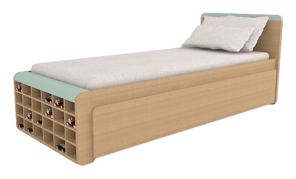 Miniatura: Cama carro/bicama - sem grade TIT Escandinava ®
