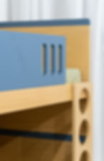 Miniatura: Beliche TIT Escandinava - DuoCama® com grade na cama inferior