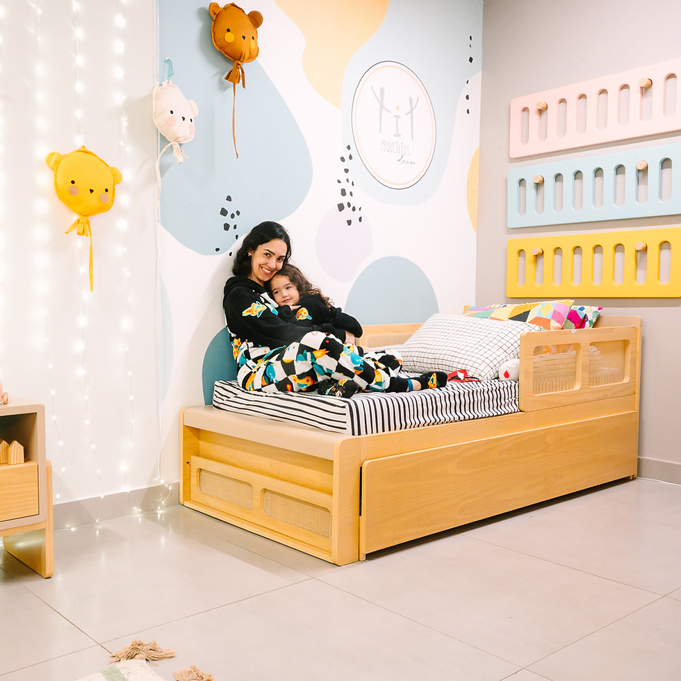 Miniatura: Cama palha livro/bicama - 02 grades TIT Escandinava ®