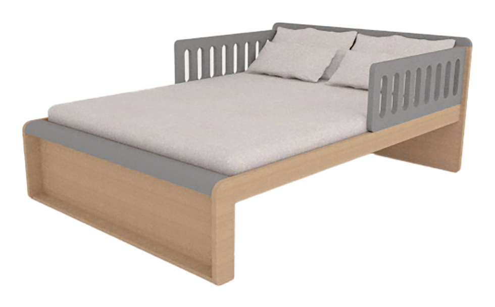 Miniatura: Cama Casal - 02 grades TIT Escandinava ®