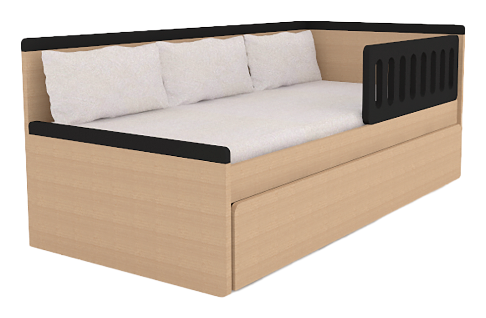 Miniatura: Cama Painel com bicama  - 01 grade TIT Escandinava®