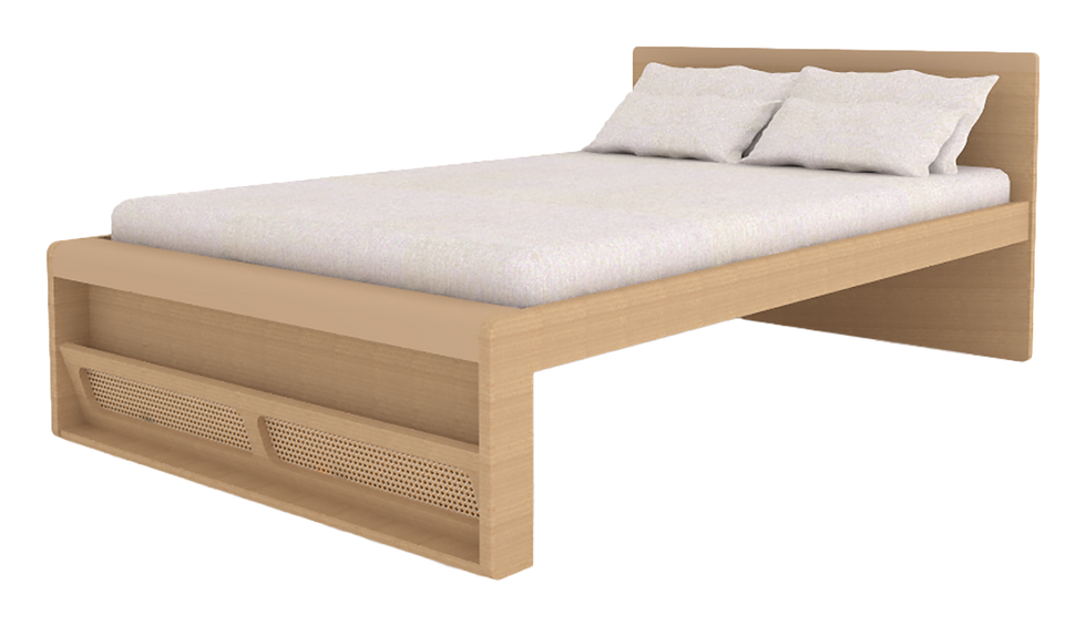 Cama casal palha livro TIT Escandinava ®