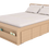 Miniatura: Cama casal livro/baú TIT Escandinava ®