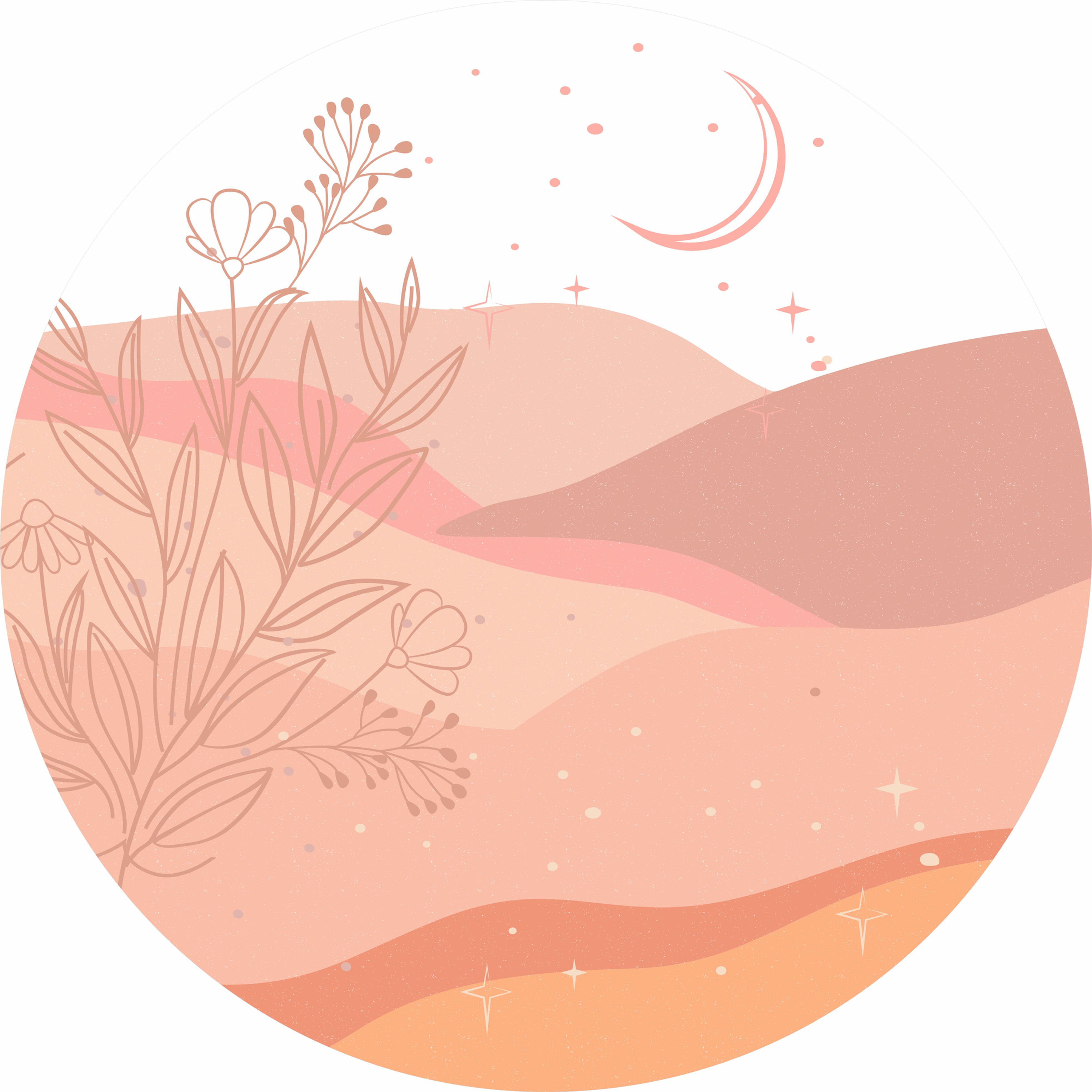 Tapete Vinílico Mini mundo flores