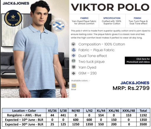 VICTOR POLO T-SHIRT