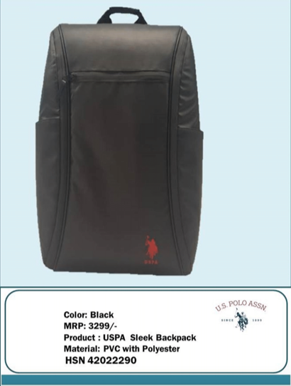 US POLO ASSN SLEEK BACKPACK