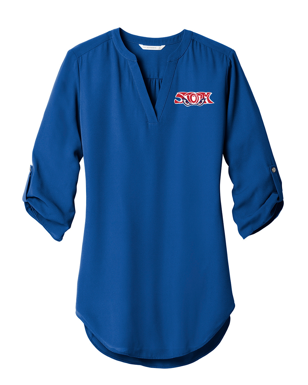Port Authority® Women's 3/4-Sleeve Tunic Blouse
