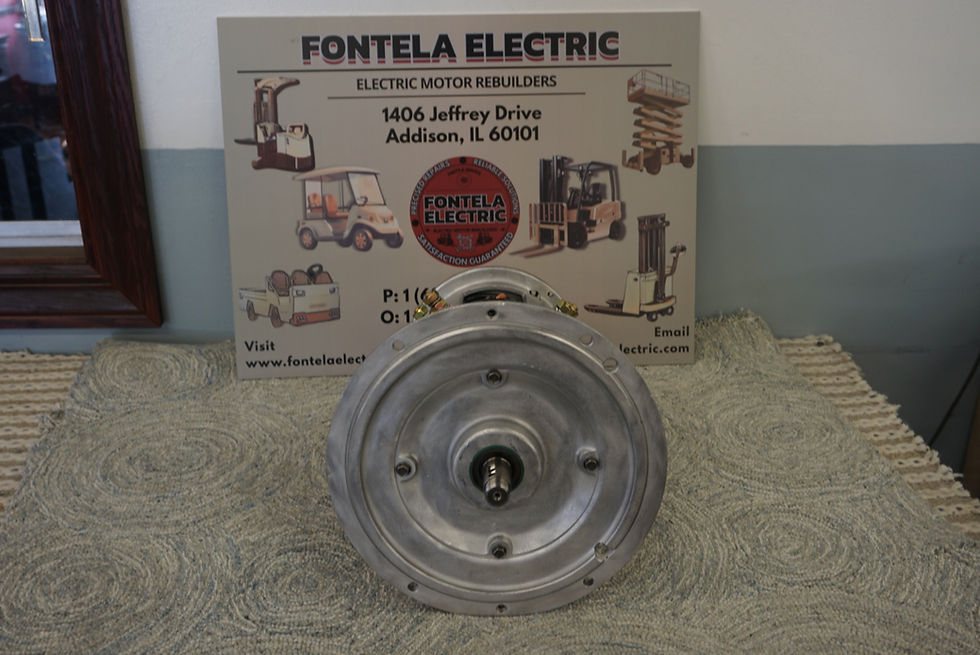 Center view of rebuilt Advanced reman motor part number/sku AV4-4002.