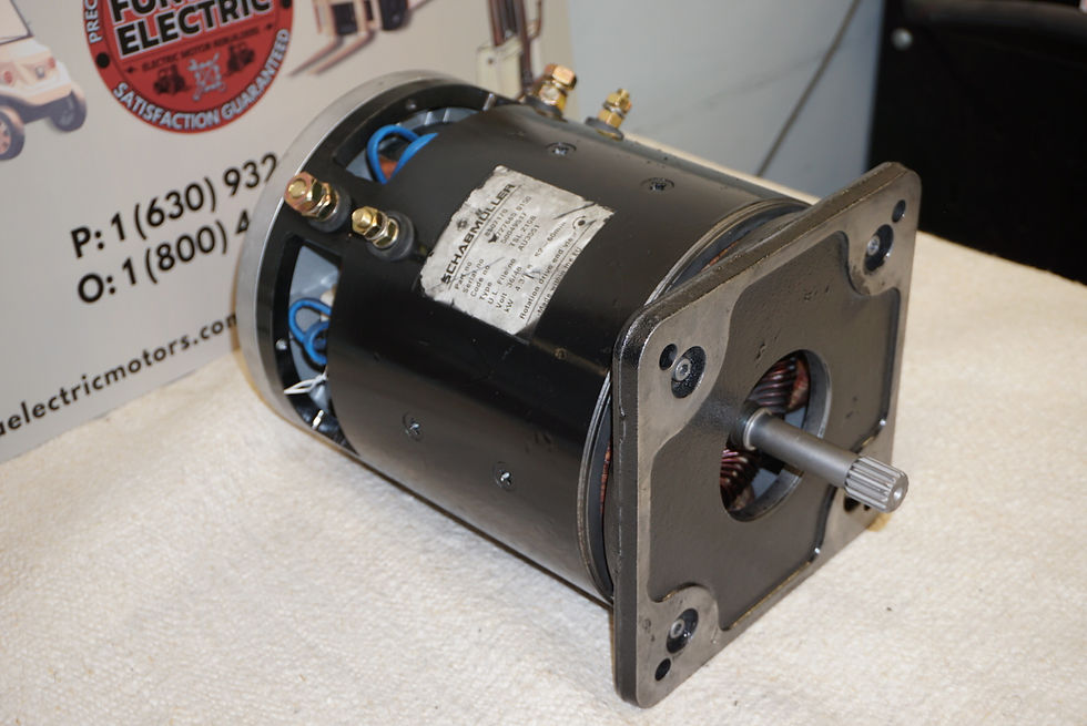 Rebuilt Hyster motor part number/sku 2040292.