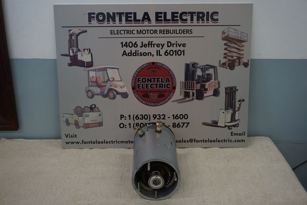 Rebuilt Big Joe motor part number/sku 2415-450001-10.