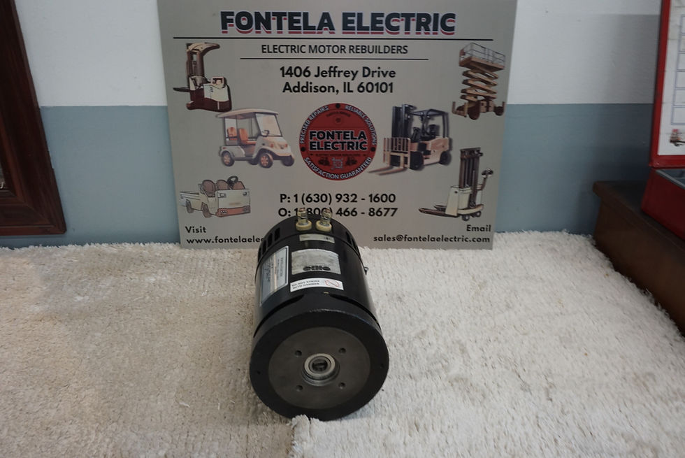 Center view of rebuilt Ohio reman motor part number/sku D-422365X6523A.