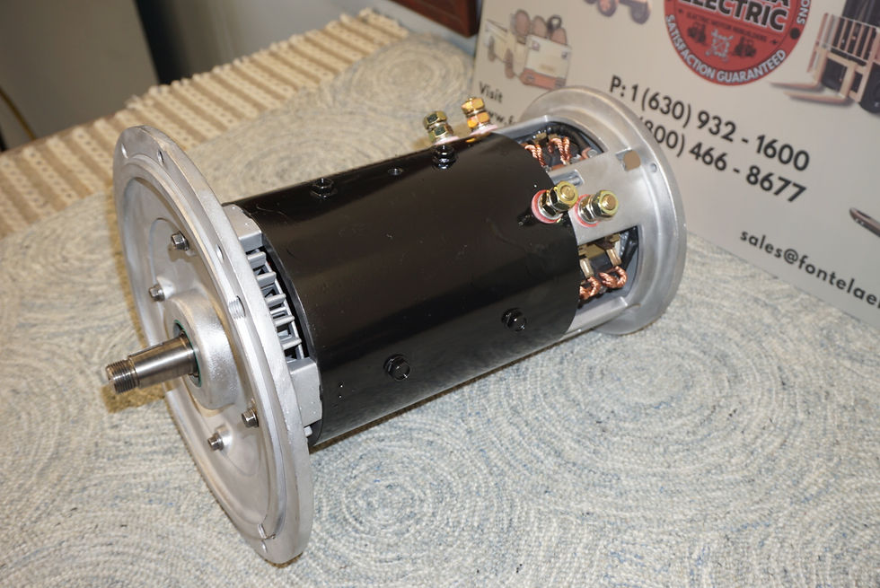 Right sideview of rebuilt Advanced reman motor part number/sku AV4-4002.