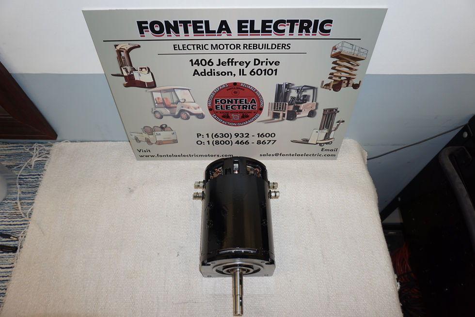 Rebuilt Crown motor part number/sku 021010.