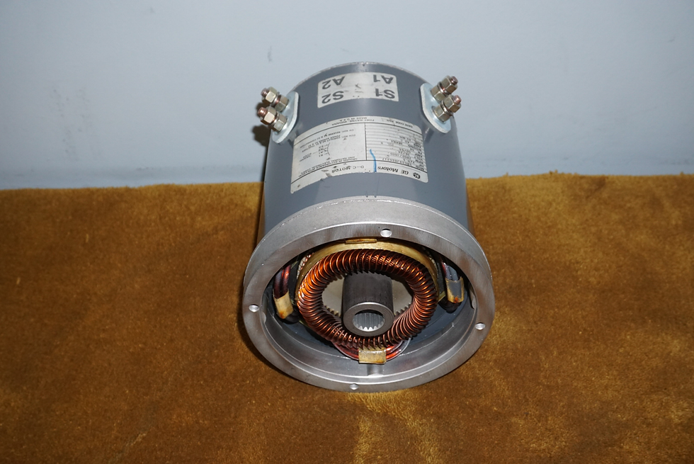 Rebuilt General Electric motor part number/sku 5BC58JBS6217.