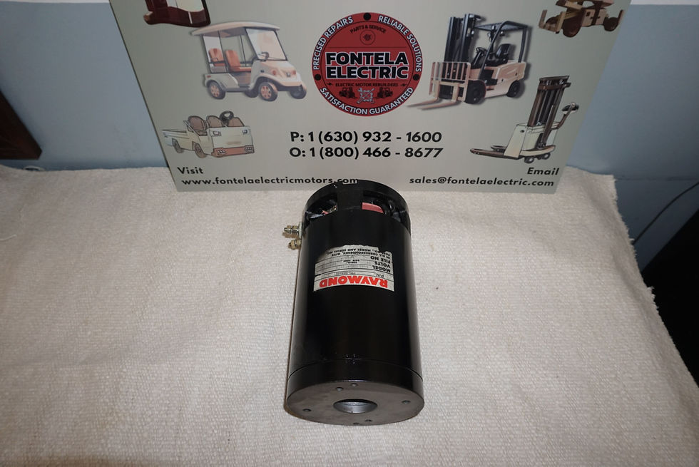 Rebuilt Raymond motor part number/sku 570-299/500.