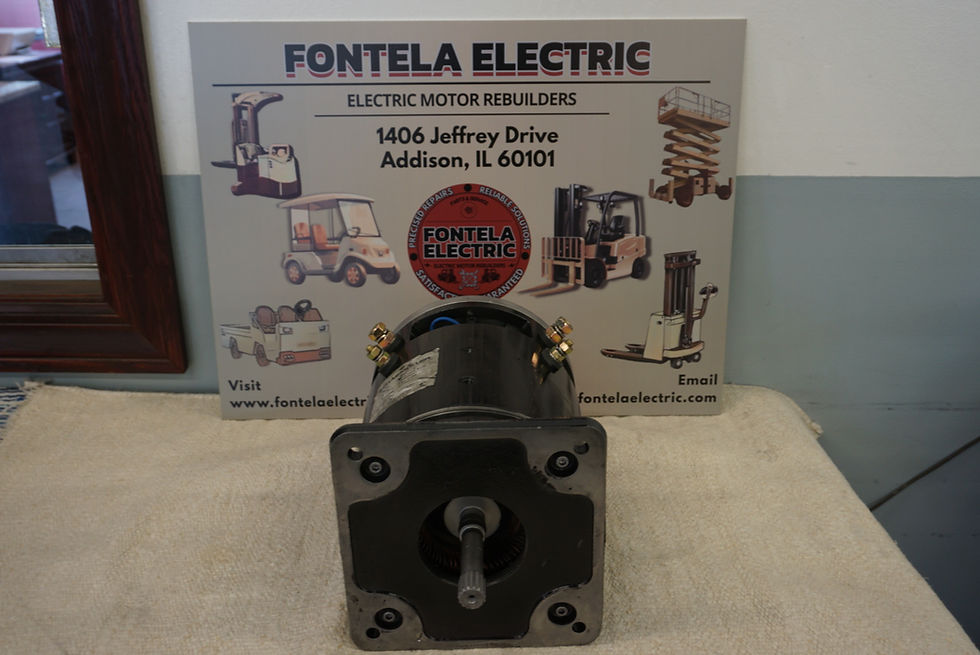 Rebuilt Hyster motor part number/sku 8507170.