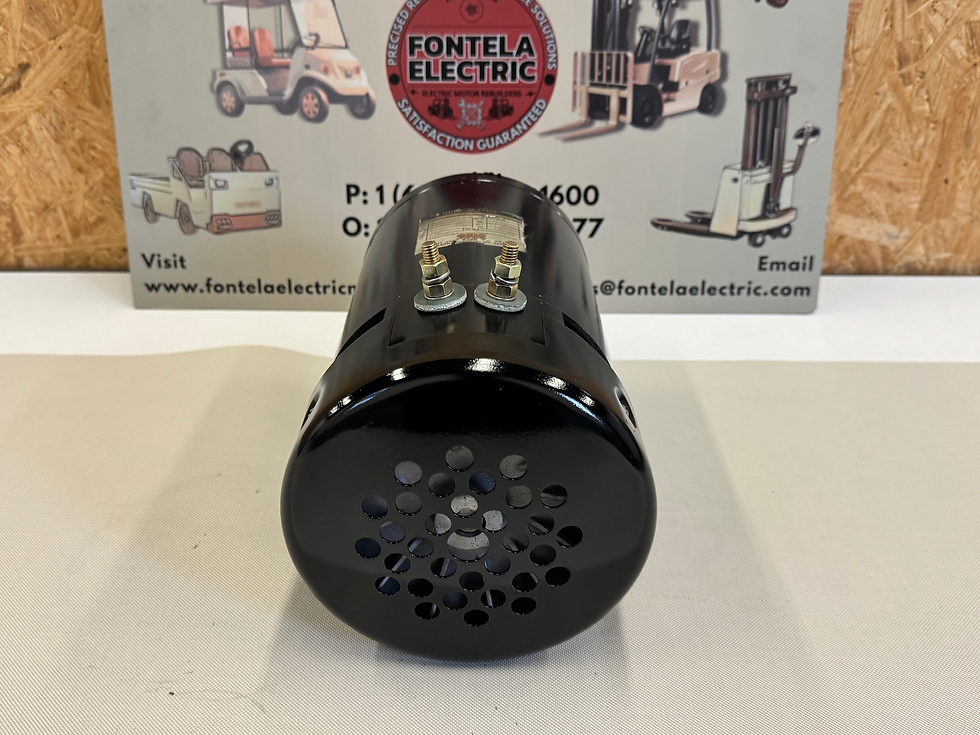 Center rear-view of rebuilt/remanufactured Ohio reman motor part number/sku D-561567X8049.