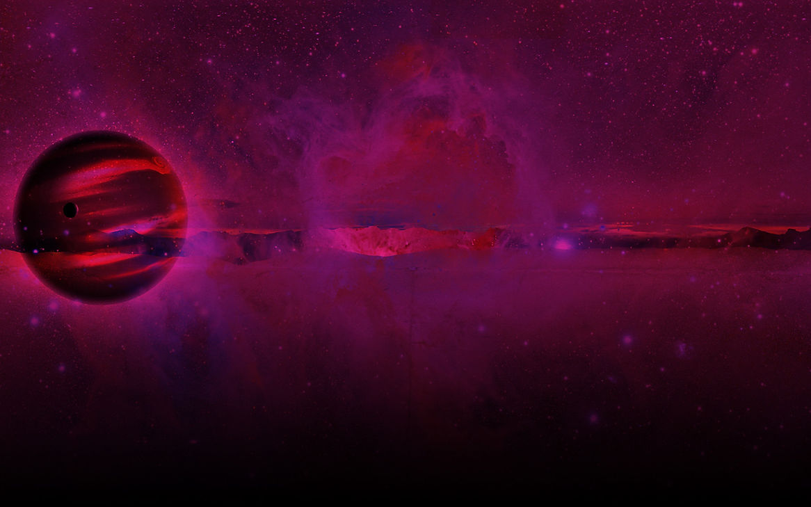 Purple Space Scene