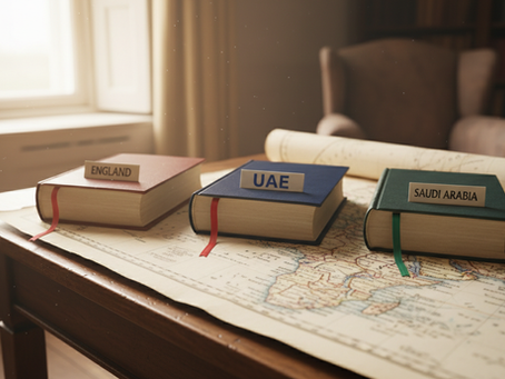 English Law vs UAE Law vs Saudi Law for International Business in 2026