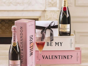 Verras jouw Valentijn met een persoonlijk geschenk van Moët & Chandon, tijdelijk bij De Bijenkorf