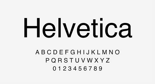 Uma das melhores fontes profissionais: Helvetica.