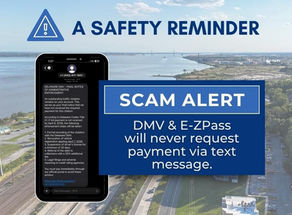 Delaware Division of Motor Vehicles (DMV) Safety Reminder and Scam Alert
