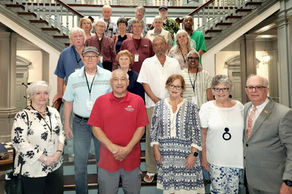 Nanticoke Senior Center members alongside State Representative Danny Short