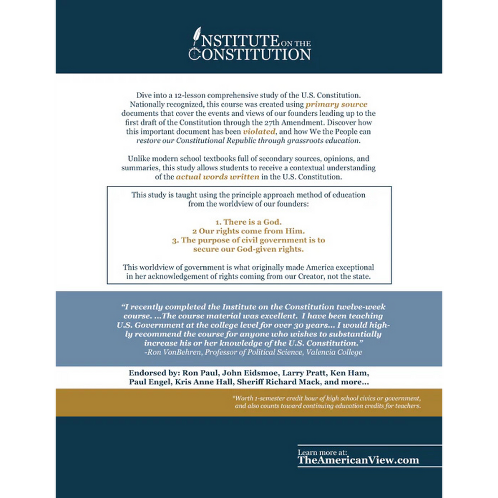 Thumbnail: U.S. Constitution Course Student Materials