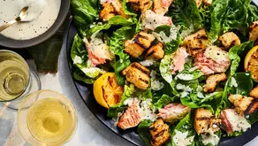"Caesared" Salmon Salad