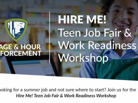 Hire Me! Teen Job Fair & Work Readiness Workshop