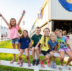 Kids enjoying the Delaware State Fair.