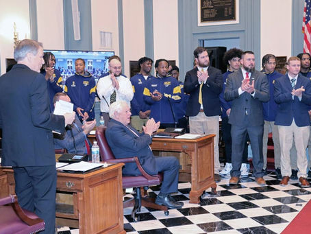 Seaford recently celebrated two significant moments in the community—the Seaford Blue Jays Football Team’s state championship and Rep. Danny Short’s 50 years of service to the Seaford Volunteer Fire Department.