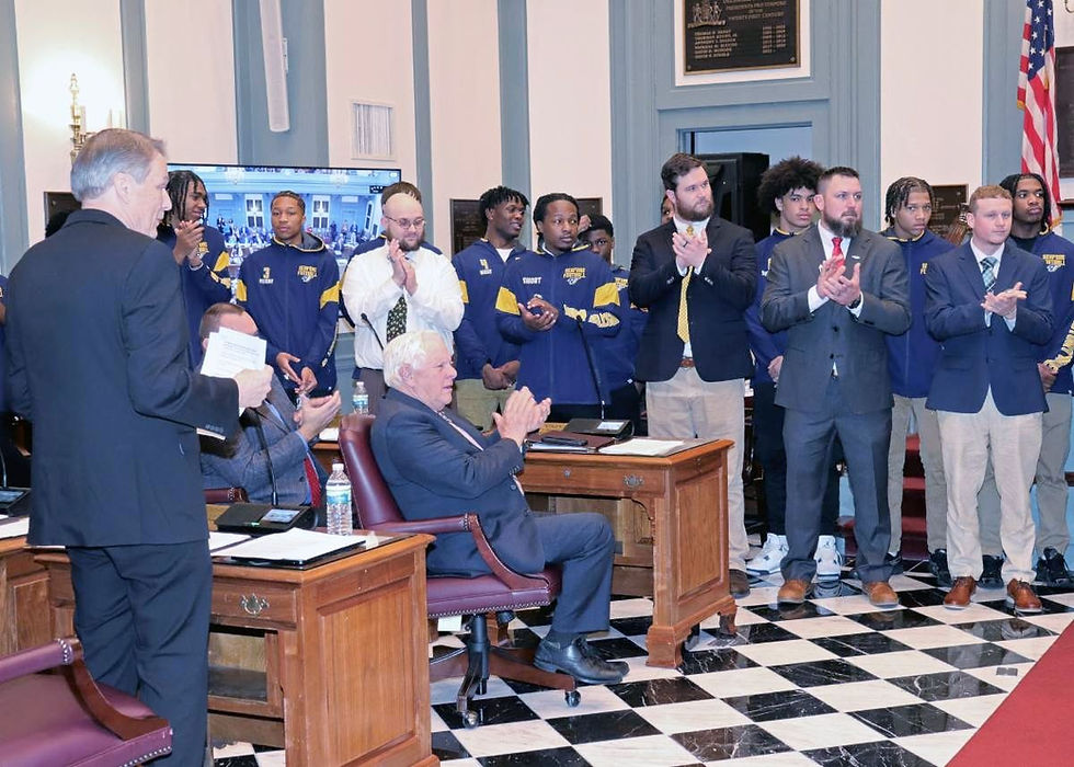 Seaford recently celebrated two significant moments in the community—the Seaford Blue Jays Football Team’s state championship and Rep. Danny Short’s 50 years of service to the Seaford Volunteer Fire Department.