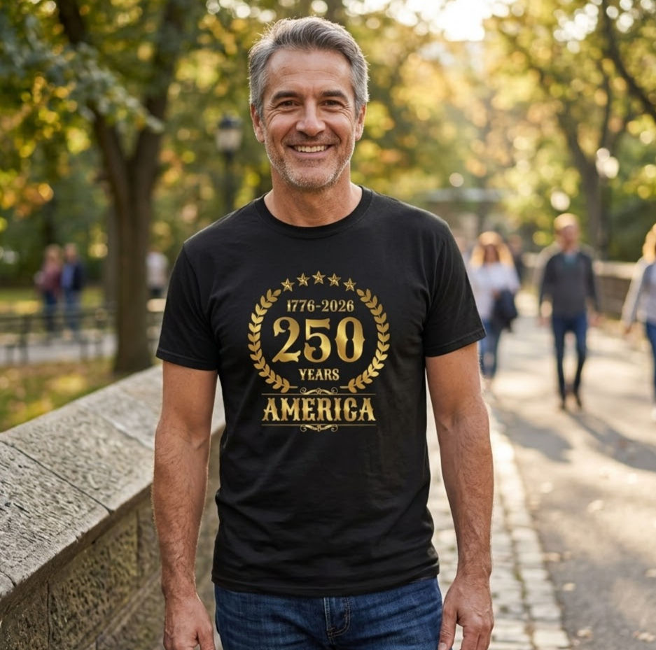 A very commemorative shirt to celebrate America 250