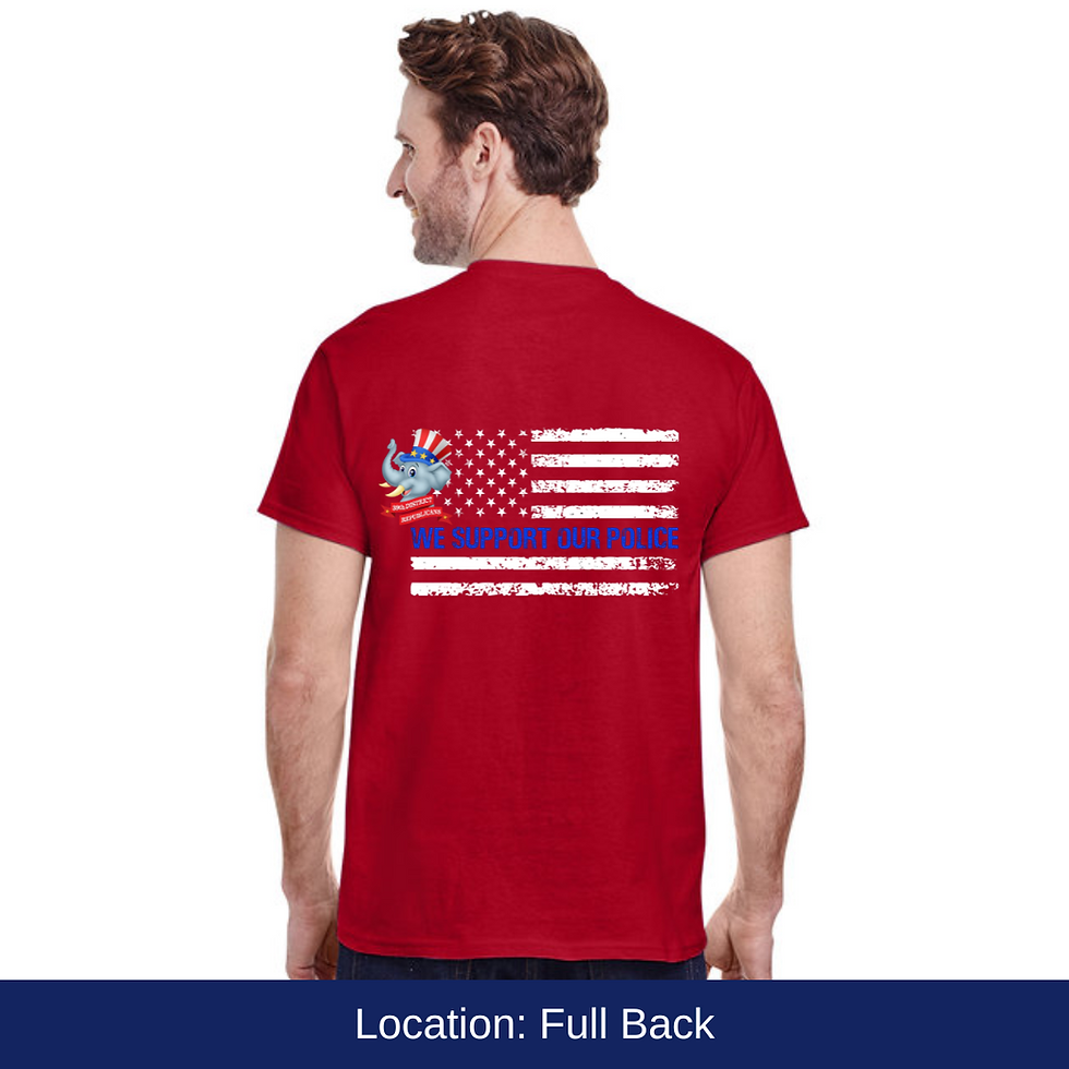 Thumbnail: 39th District - Support Police T-shirt and Tank Options