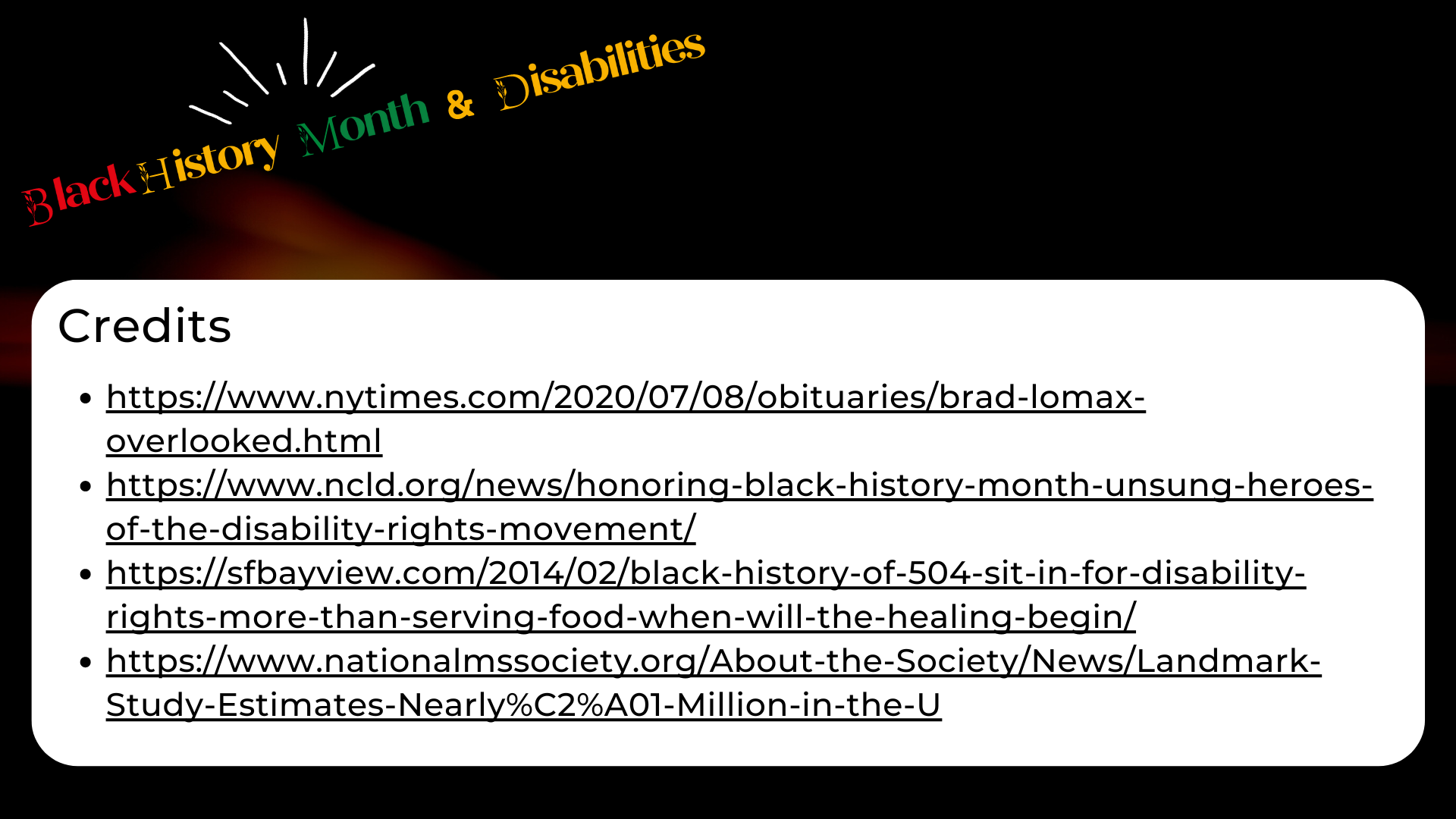 Celebrating Black History Month – Brad Lomax