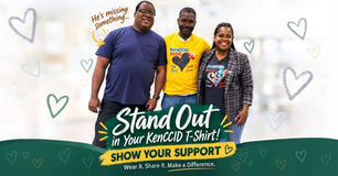 Stand Out In Your KenCCID T-shirt!