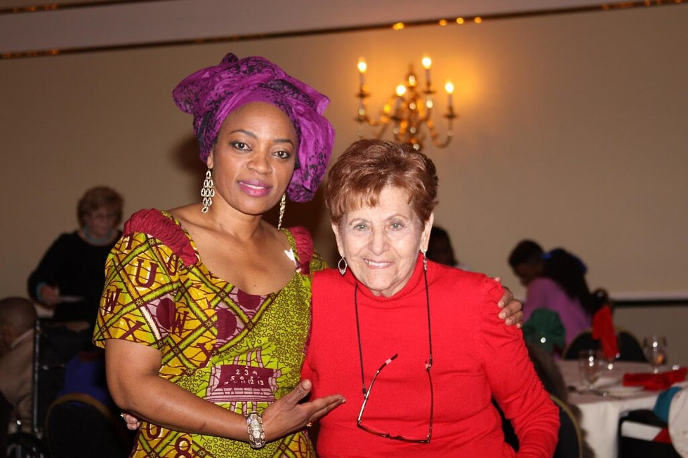 Current CEO of KenCCID, Maku Warrakah-Ali, with Founder, Ruth