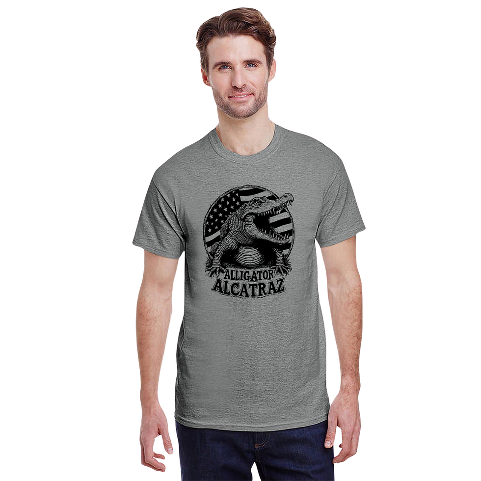 Alligator Alcatraz Men's Gray