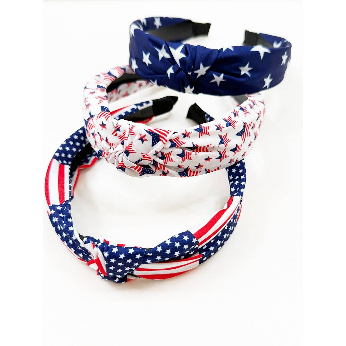 USA Flag American Patriotic Twisted Headband