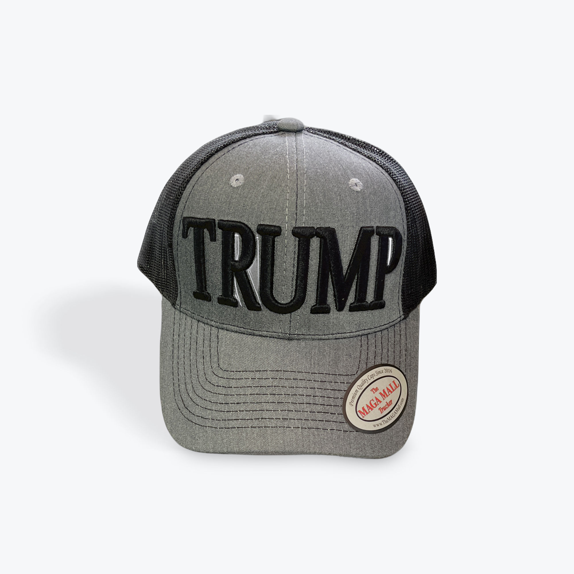 cap trump trucker grey