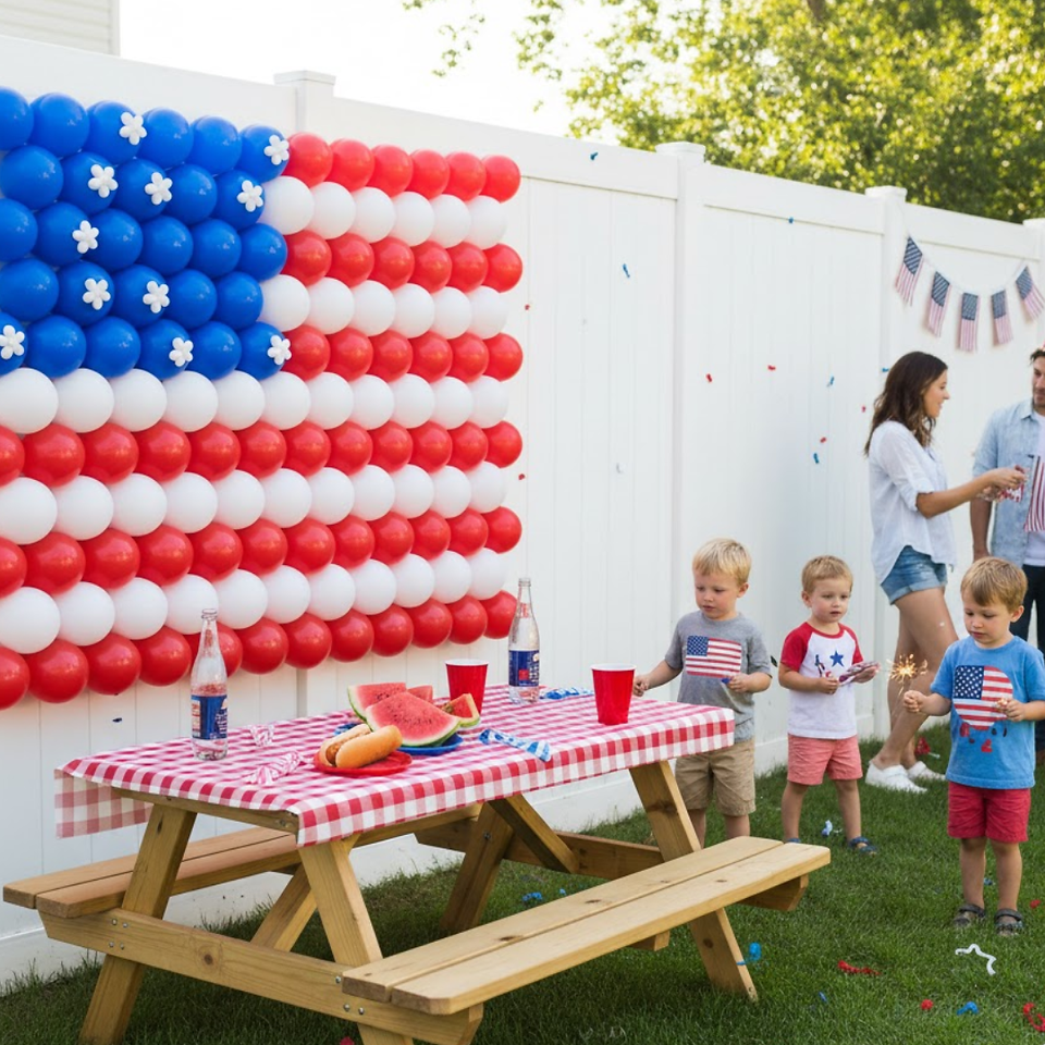 Balloon Sculpture - American Flag
